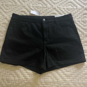 American Eagle Plus Size Black Jean Shorts
